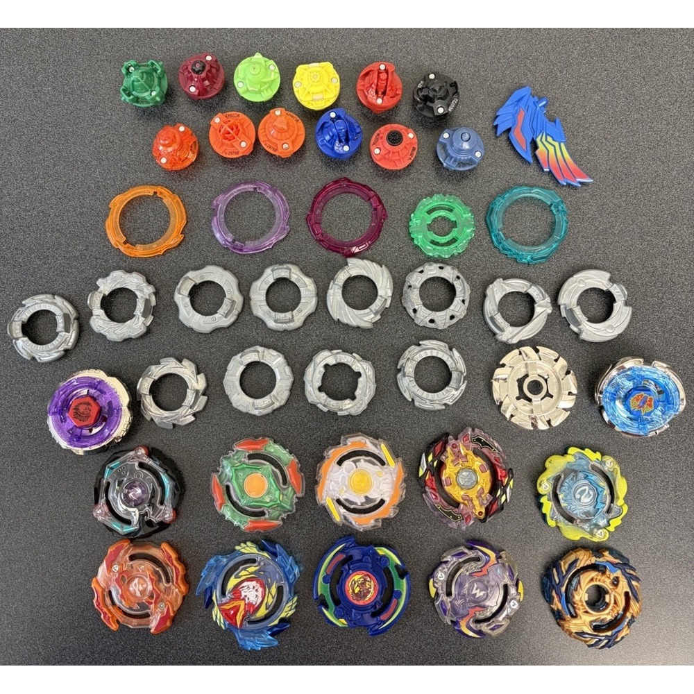 BeyBlade Parts Lot of 43 Miscellaneous Replacement Pieces